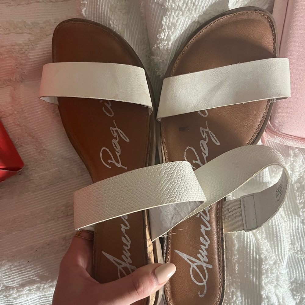 American rag slide on sandal easten
